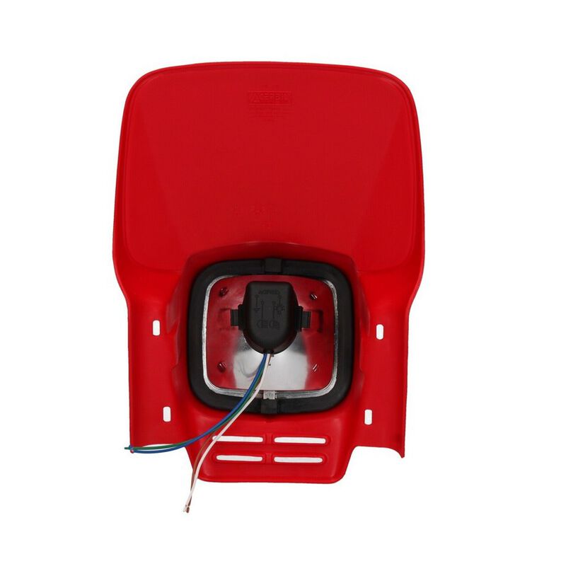 Acerbis Elba Vintage Enduro Headlight - Red
