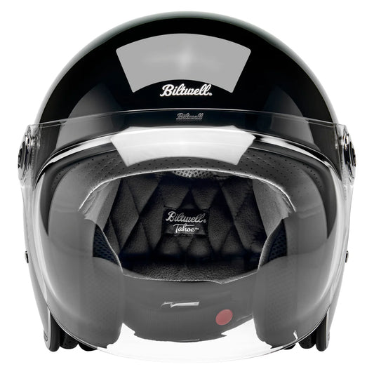 BILTWELL TAHOE HELMET METALLIC GLOSS BLACK