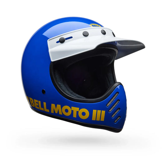 Bell Moto-3 Helmet Classic Gloss Blue