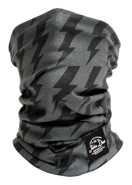 John Doe Tunnel Scarf - Black Grey Flash