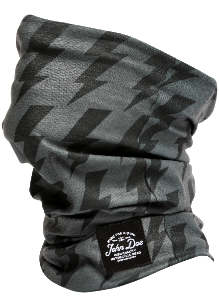 John Doe Tunnel Scarf - Black Grey Flash