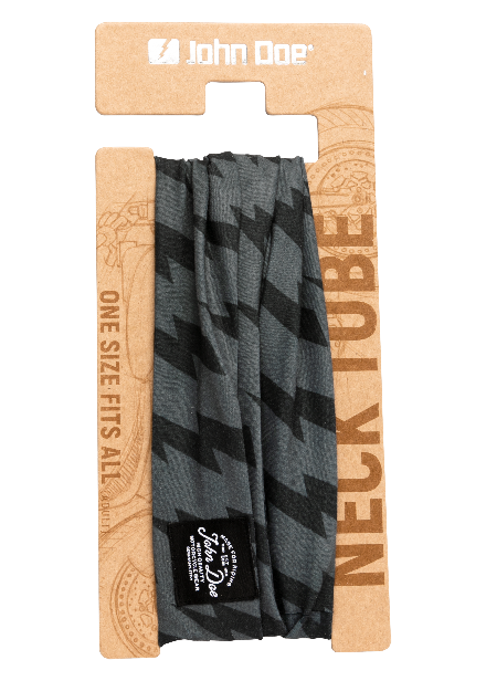 John Doe Tunnel Scarf - Black Grey Flash