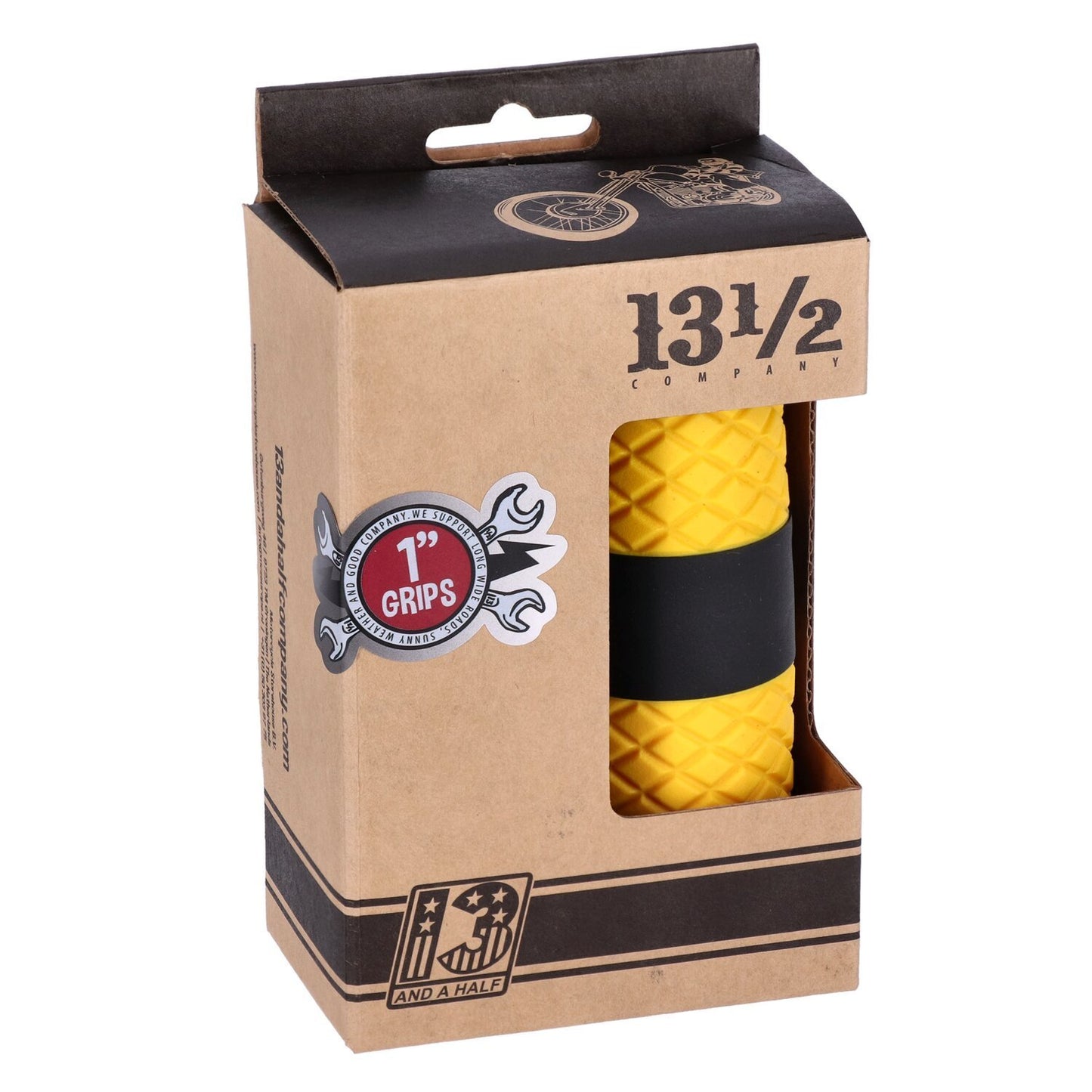 13 1/2 Outlaw grips black/yellow