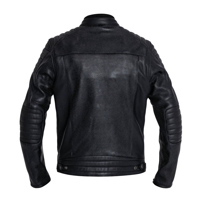 John Doe 'Dexter' Leather Motorcycle Jacket Black
