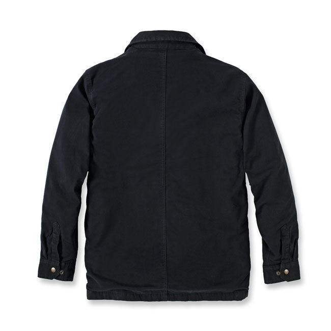 Carhartt Blanket Lined Denim Shirt Jacket - Black