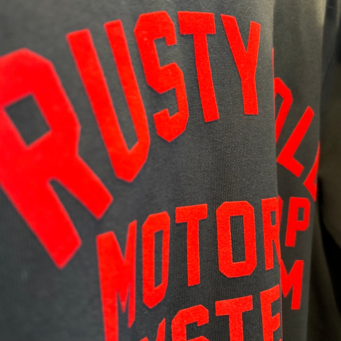 Rusty Race Sweater Black & Red