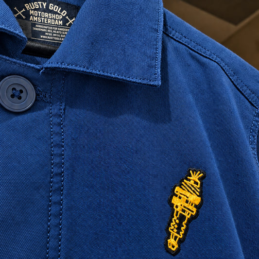 Rusty Gold Chore Coat - Blue