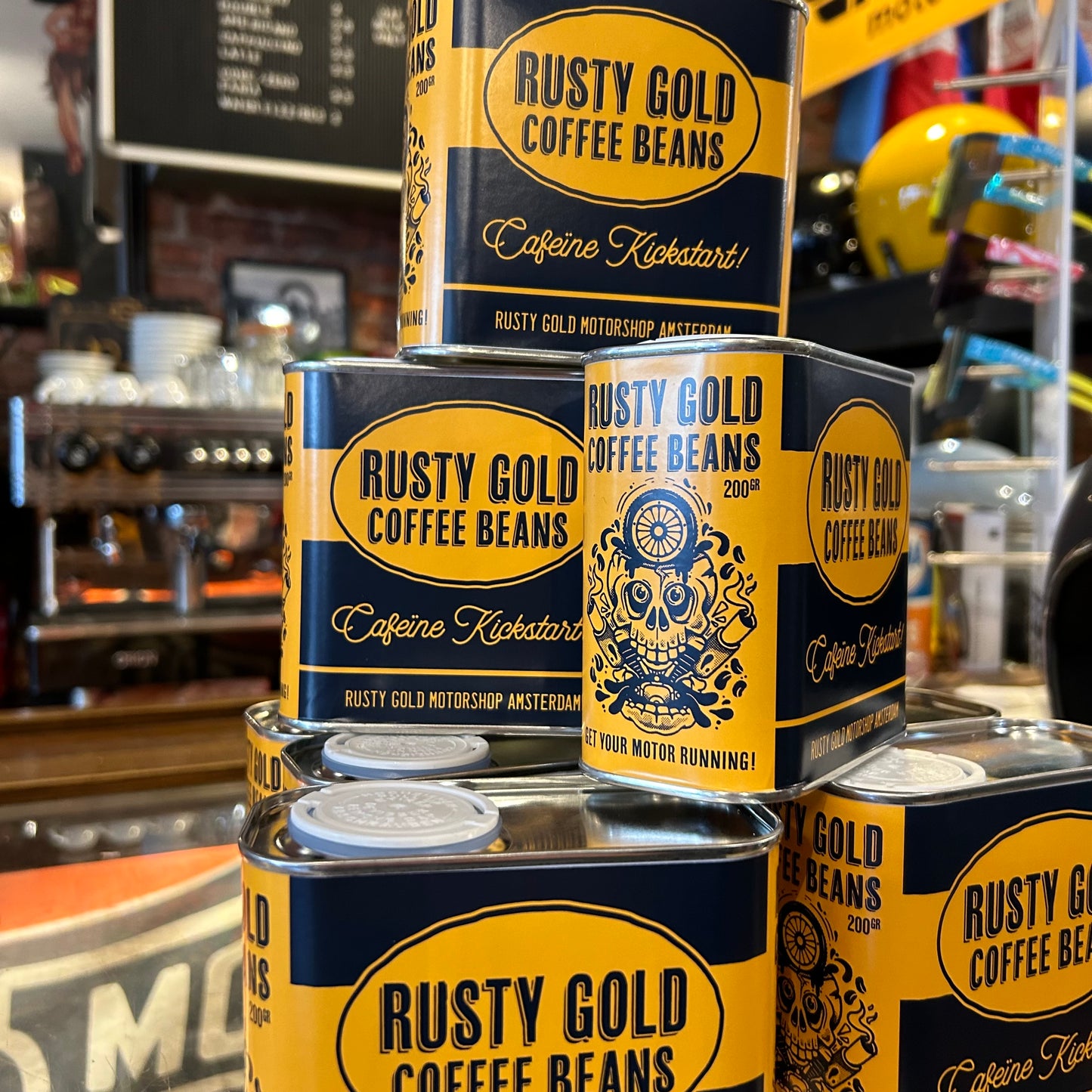 Rusty Gold Coffee Beans