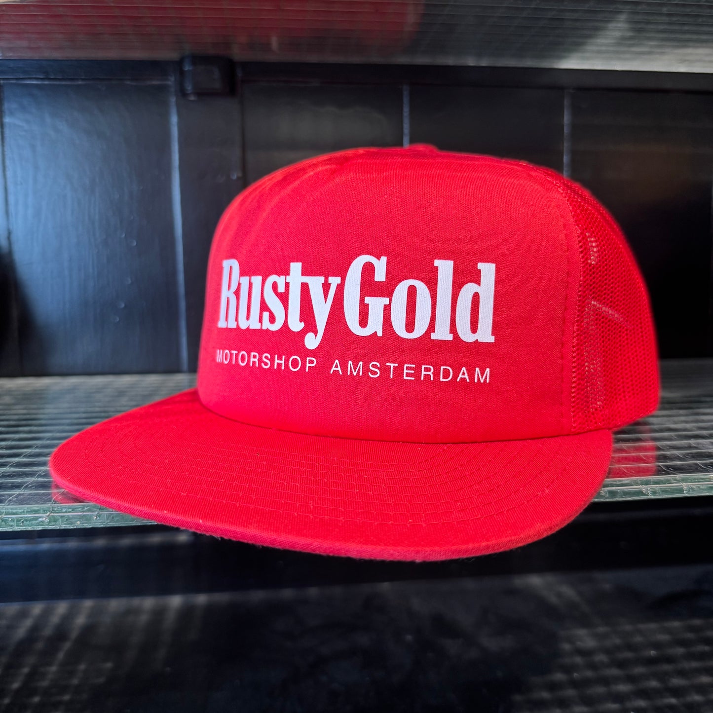 Rusty Gold Tyre Smoker Trucker