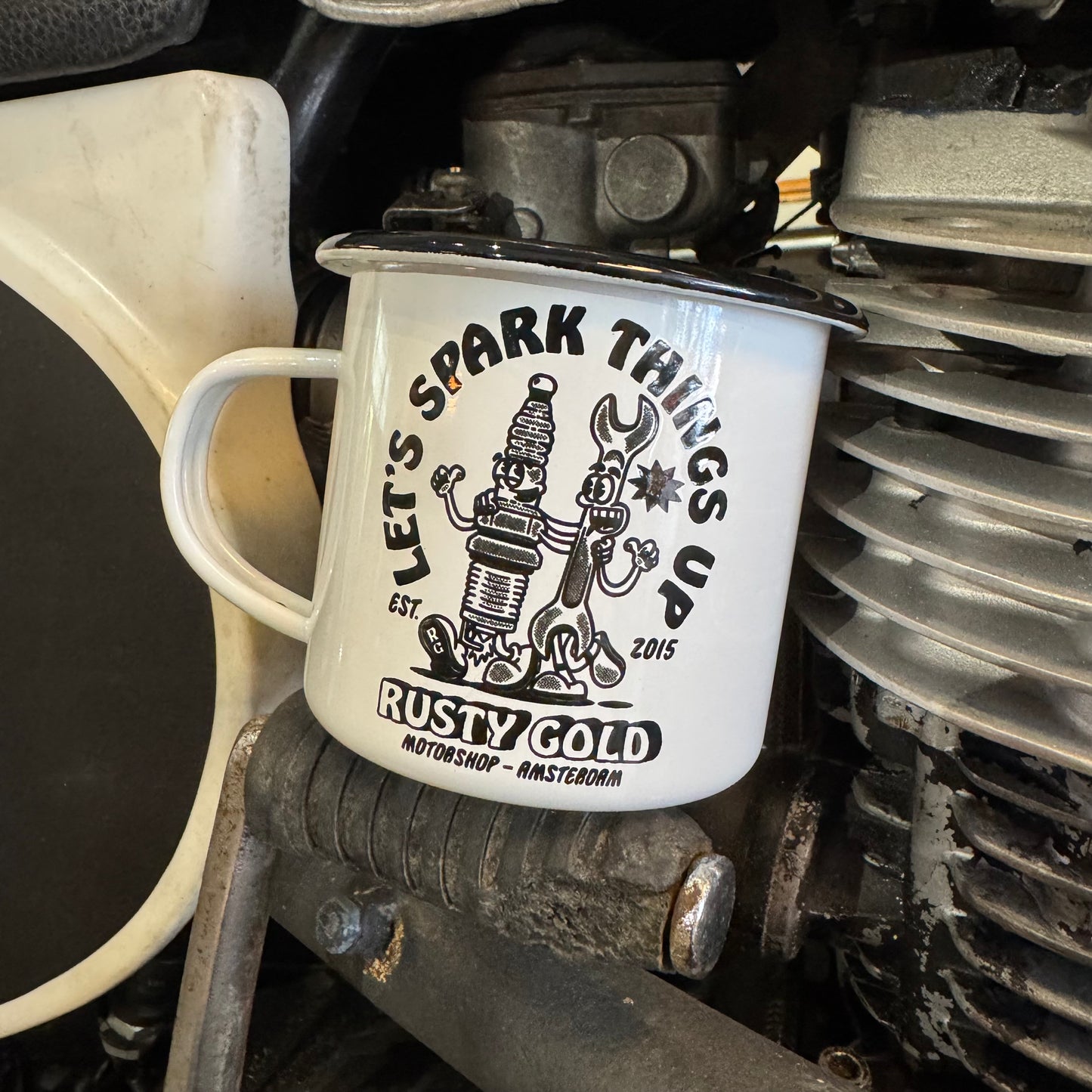 Rusty Gold MotorMug - LSTU