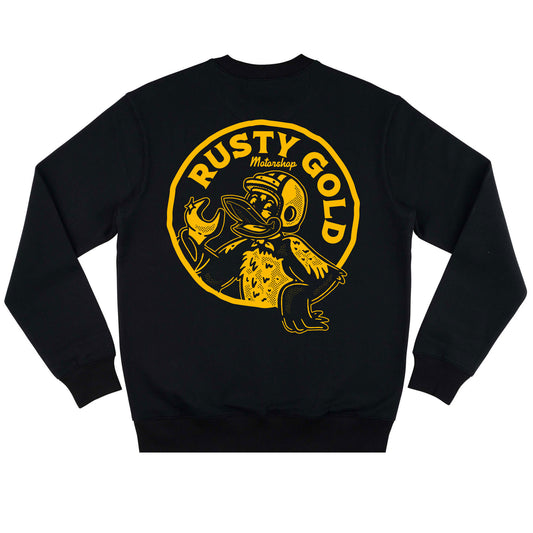 Rusty Gold Magpie Sweater Black & Yellow