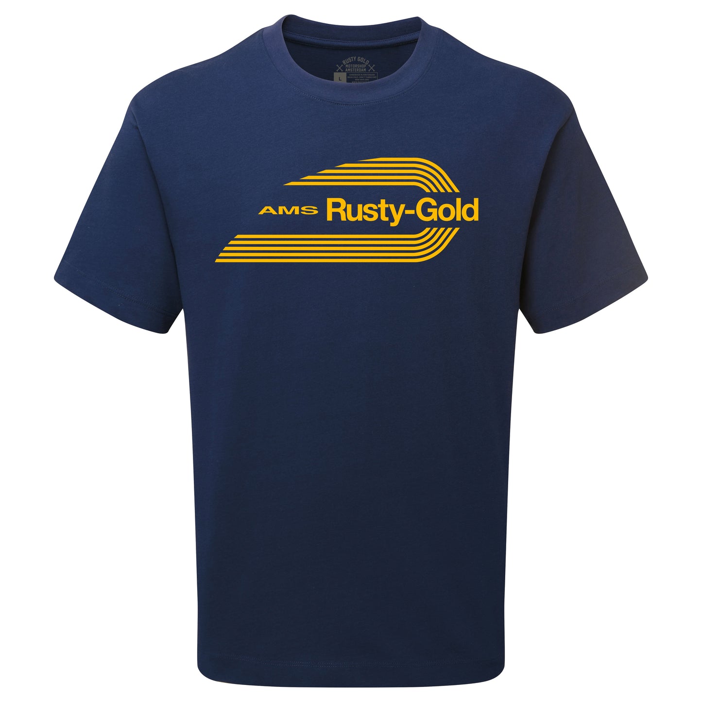 Rusty Gold AMS Tee Blue/Yellow