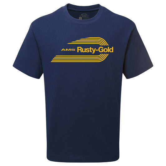 Rusty Gold AMS Tee Blue/Yellow