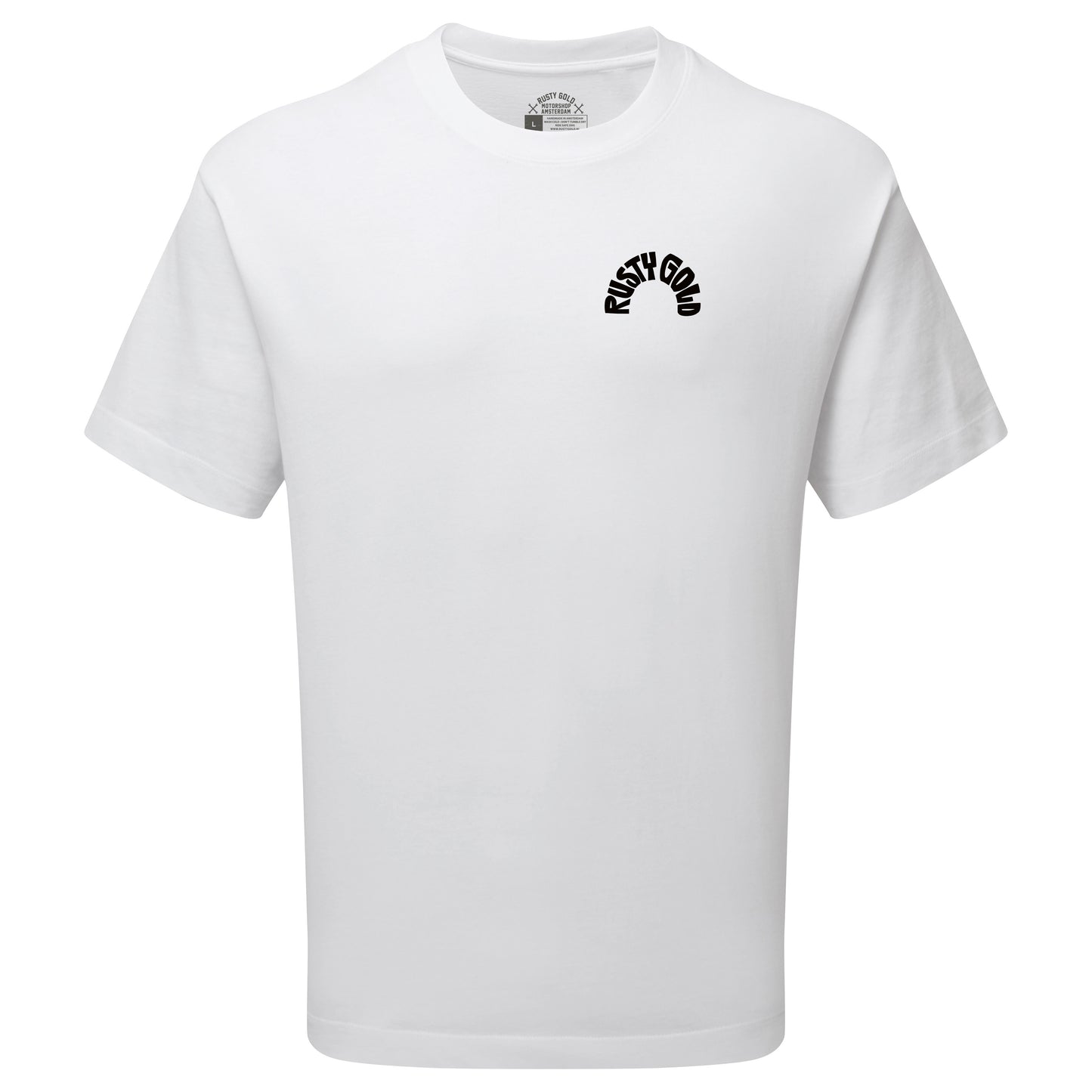 Rusty Gold Scrambler Wheelie Tee