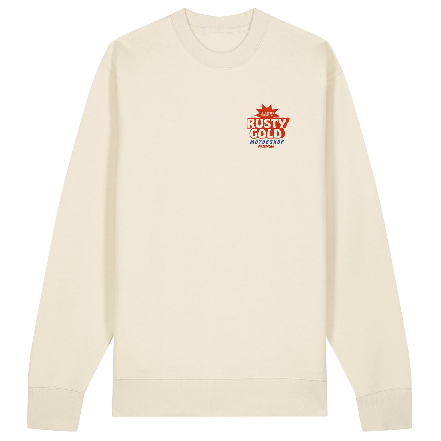 Rusty Gold Spark Sweater bone white