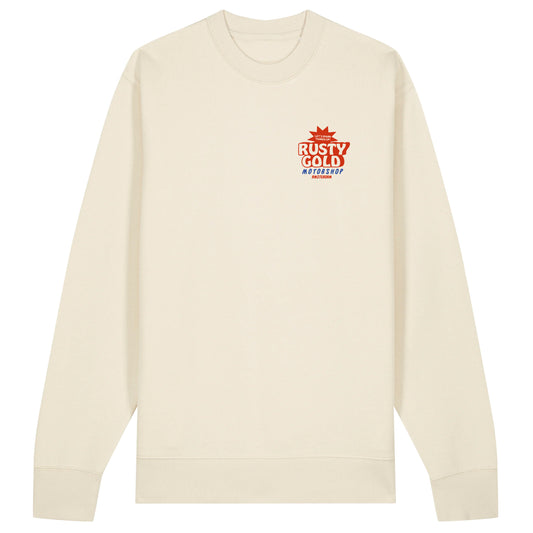 Rusty Gold Spark Sweater bone white