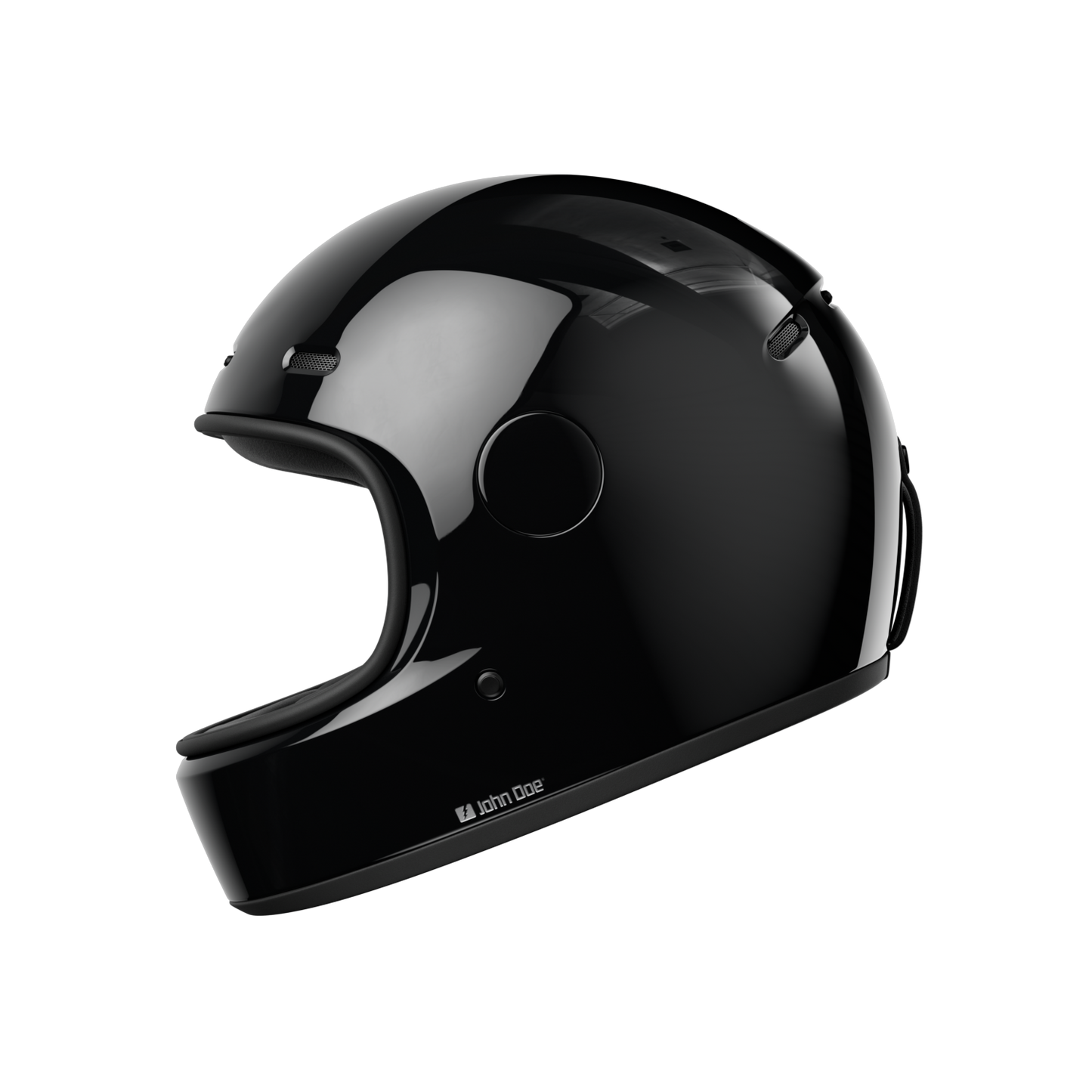John Doe JD/ONE Frozen helmet - Gloss Black