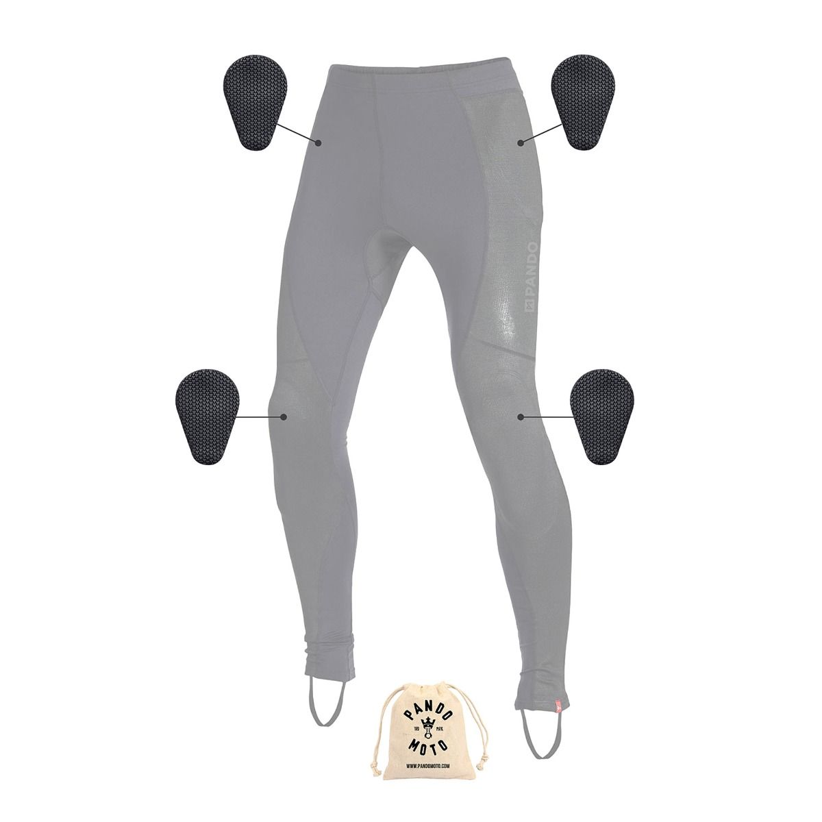 Pando Moto SKIN UH 03 – Protective motorcycle base layer / pants
