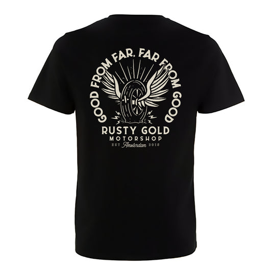 Rusty Gold 'Far From Good' Tee
