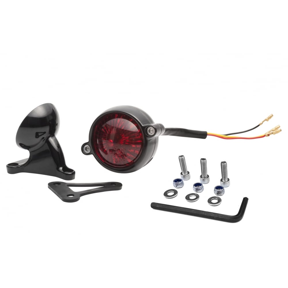 Motone Eldorado Tail Light + Fender Mount Kit - Black