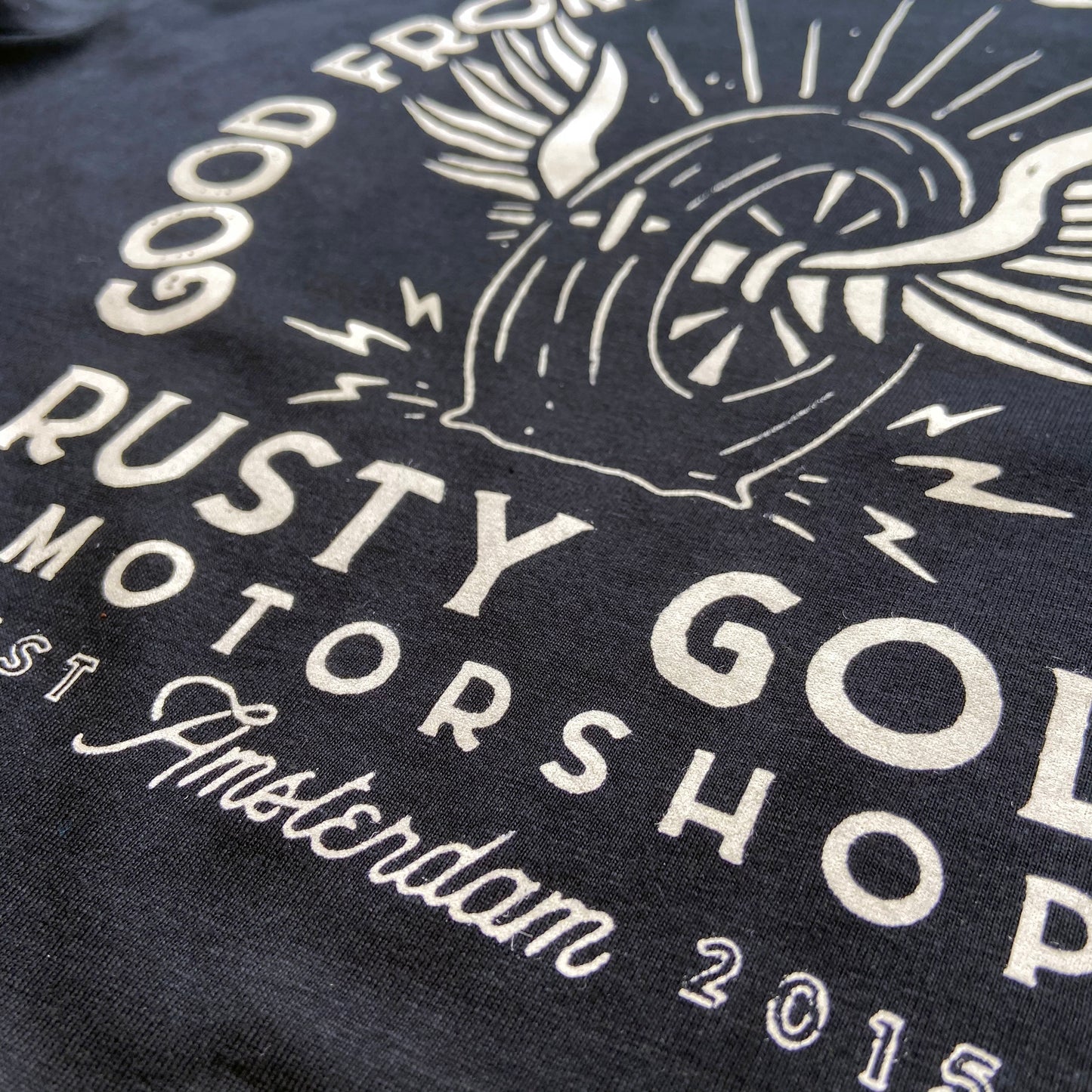 Rusty Gold 'Far From Good' Tee