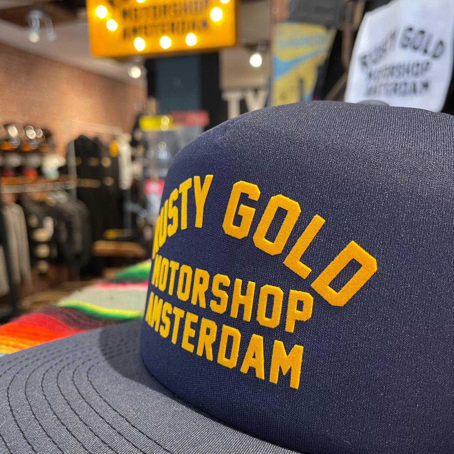 Rusty Gold Trucker Navy/Gold