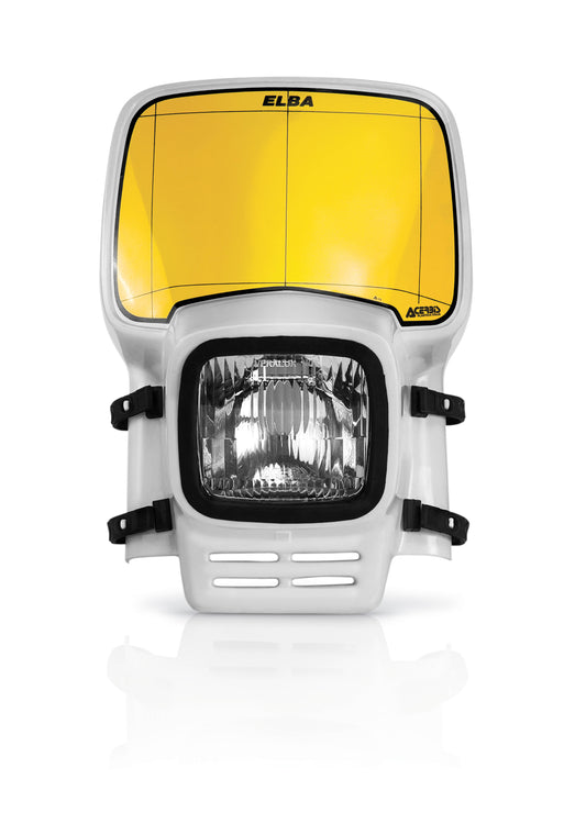 Acerbis Elba Vintage Enduro Headlight - White