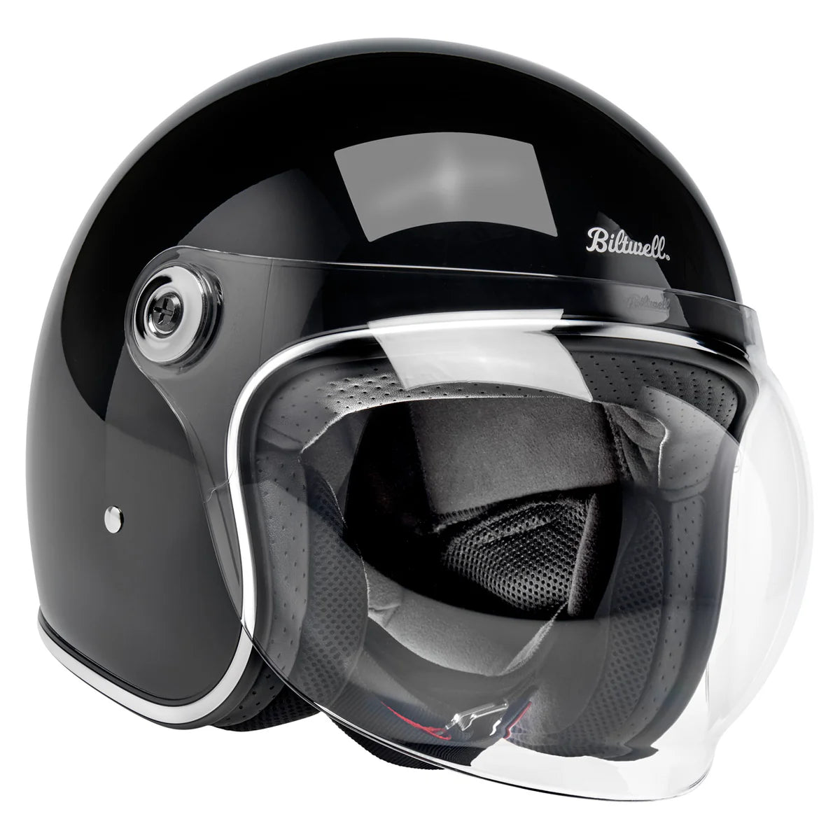 BILTWELL TAHOE HELMET METALLIC GLOSS BLACK