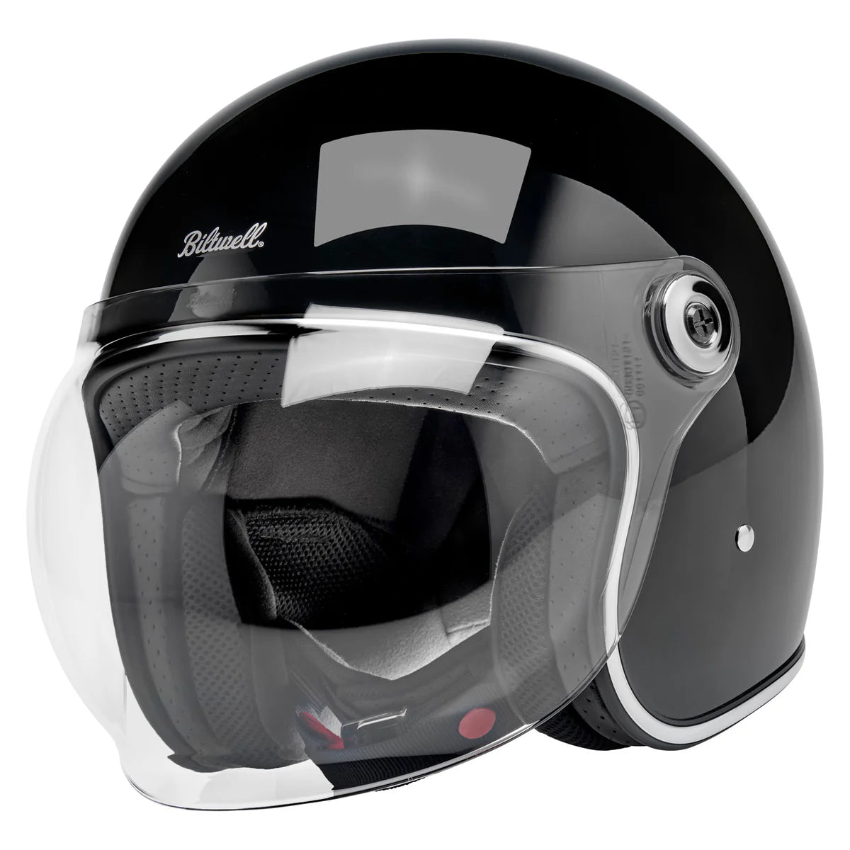 BILTWELL TAHOE HELMET METALLIC GLOSS BLACK