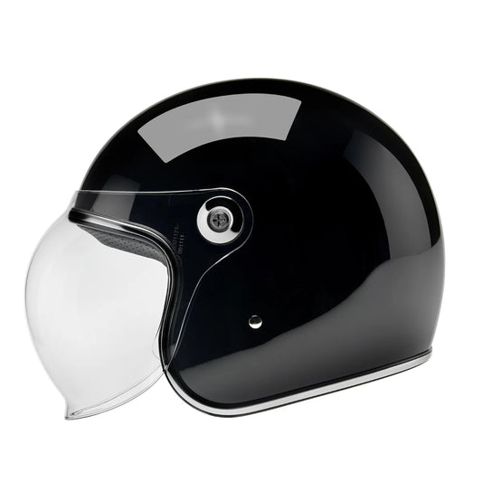 BILTWELL TAHOE HELMET METALLIC GLOSS BLACK