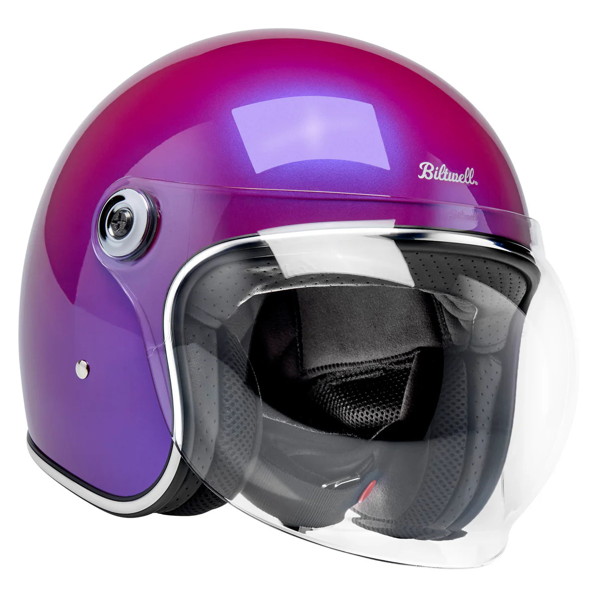 BILTWELL TAHOE HELMET METALLIC GRAPE