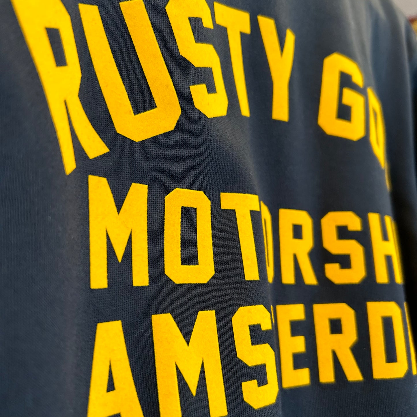 Rusty Race Sweater Black & Yellow