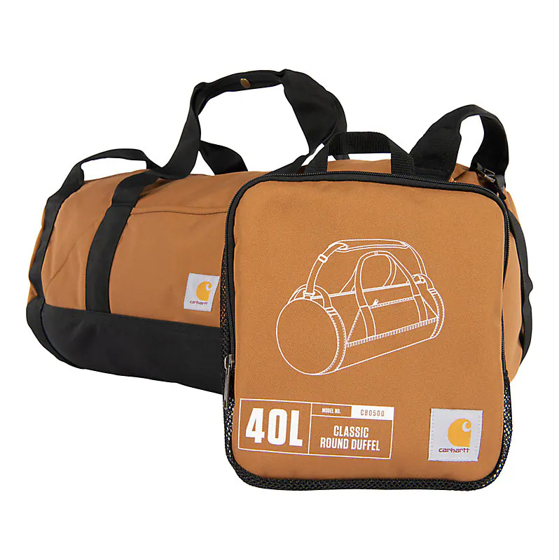 CARHARTT CLASSIC ROUND DUFFEL 40L - Brown