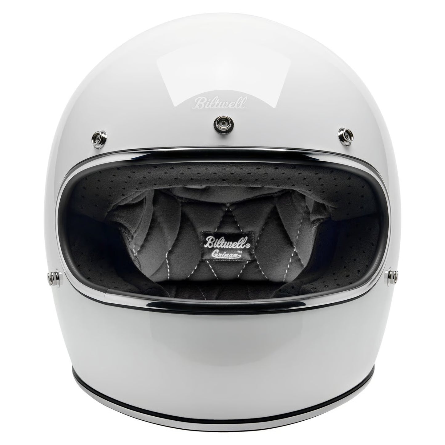 BILTWELL GRINGO HELMET GLOSS WHITE