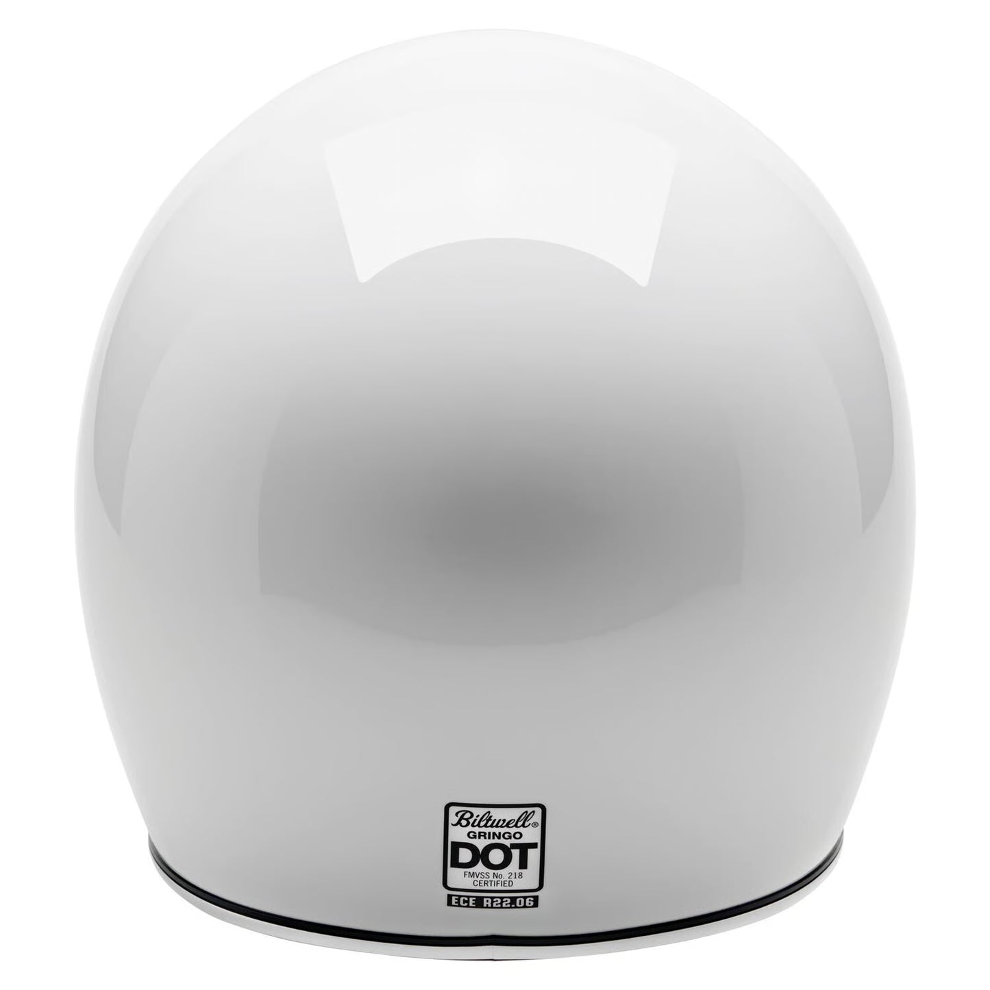 BILTWELL GRINGO HELMET GLOSS WHITE
