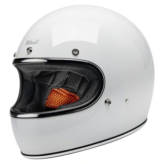 BILTWELL GRINGO HELMET GLOSS WHITE