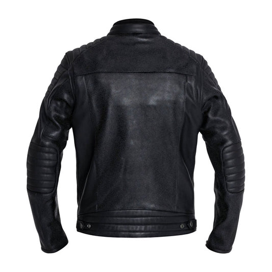 John Doe 'Dexter' Leather Motorcycle Jacket Black