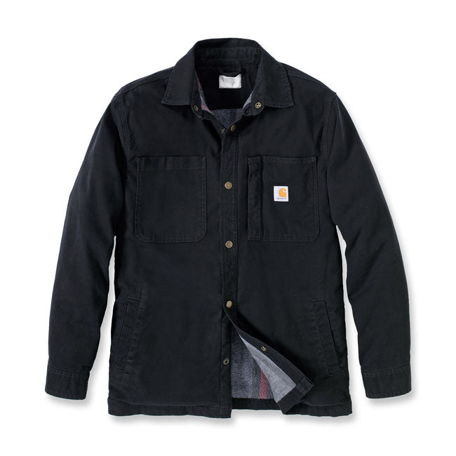Carhartt Blanket Lined Denim Shirt Jacket - Black