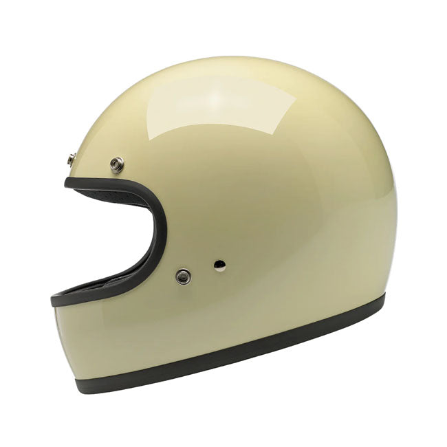 BILTWELL GRINGO HELMET GLOSS VINTAGE WHITE