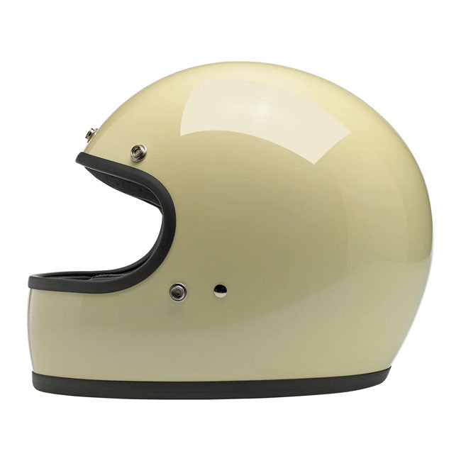 BILTWELL GRINGO HELMET GLOSS VINTAGE WHITE