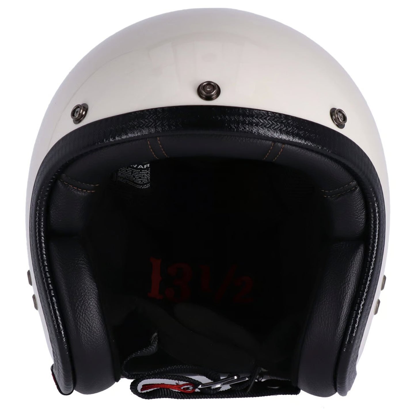 13 1/2 helmet vintage white
