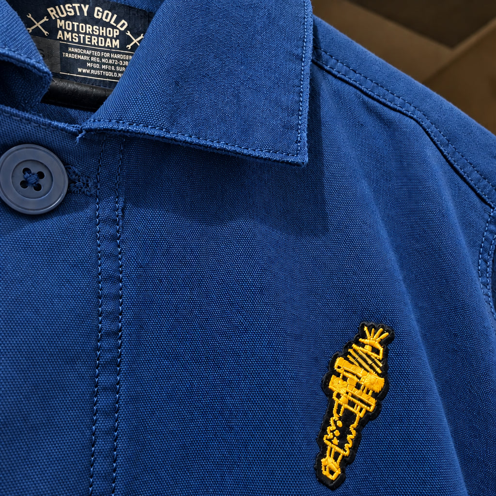 Rusty Gold Chore Coat - Blue