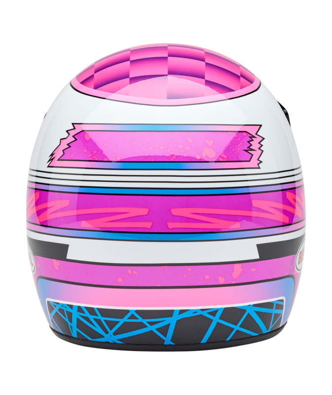 Bell Moto-3 Helmet - Deathspray Gloss Pink Purple