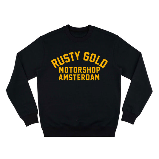 Rusty Race Sweater Black & Yellow