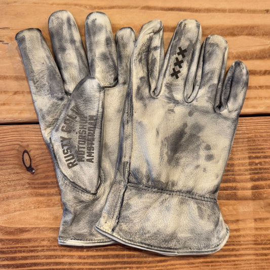 Rusty Gold Tough Glove - Dirty White