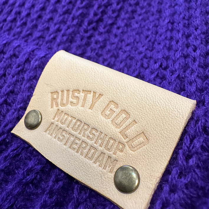Rusty Gold Rib Beanie Purple Haze (limited edition)