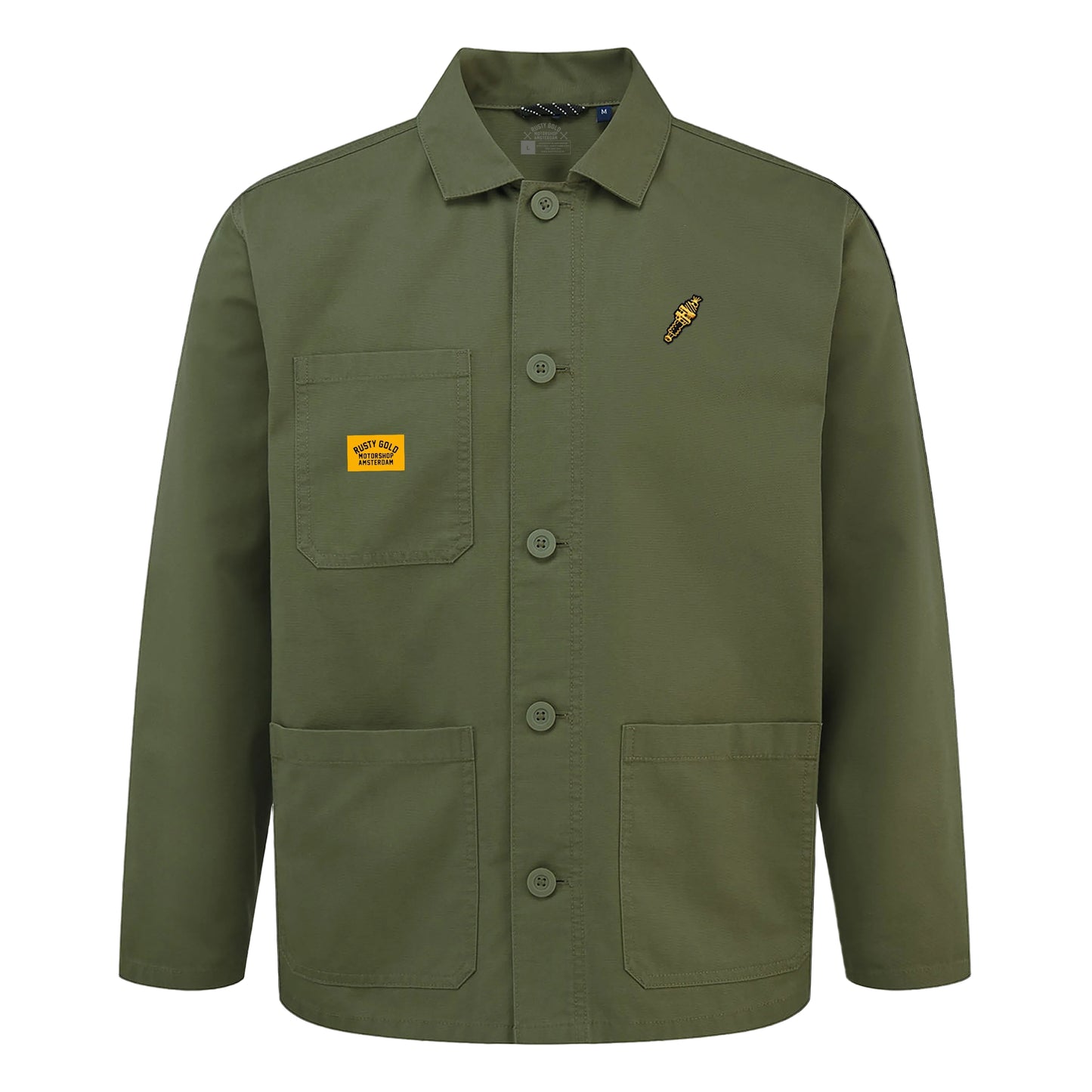 Rusty Gold Chore Coat - Green