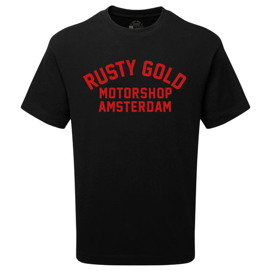 Rusty Race Tee - BlackRed