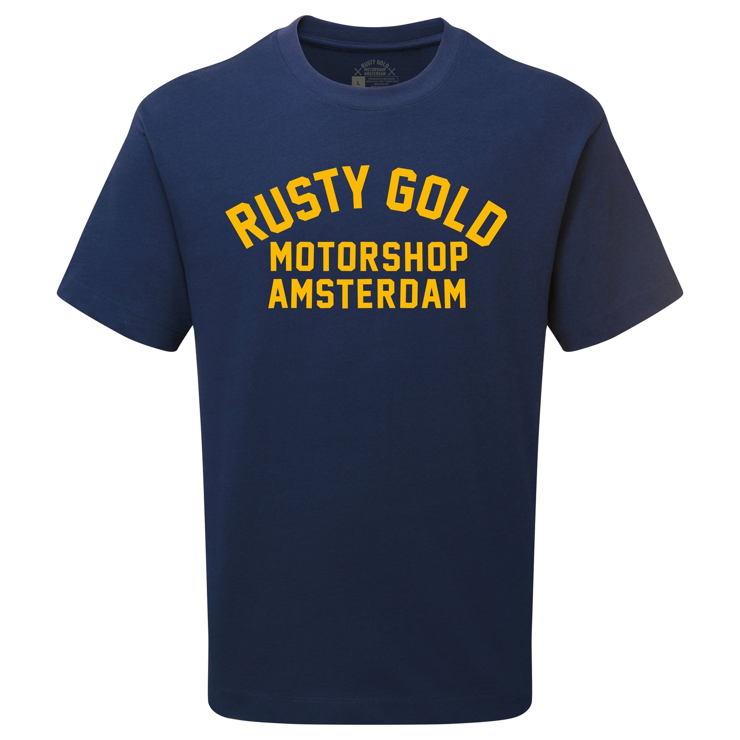 Rusty Race Tee - Blue&Gold