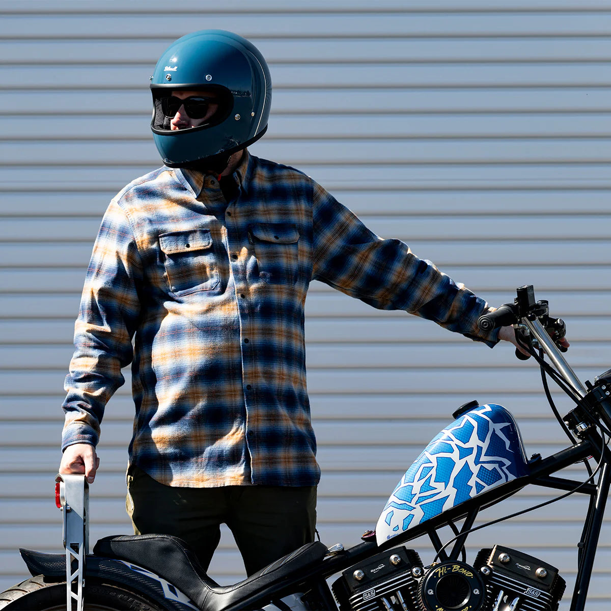 BILTWELL GRINGO HELMET GREYSTONE